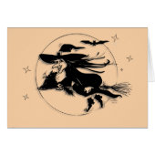 Orange Halloween Witch (Front Horizontal)