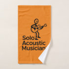 Orange Hand Towel SAM Logo 