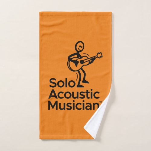 Orange Hand Towel SAM Logo 