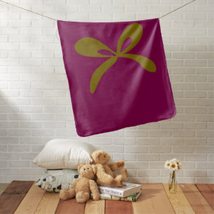 ORANGE HAPPY BABY PRINCESS LIVE LONG BABY BLANKET