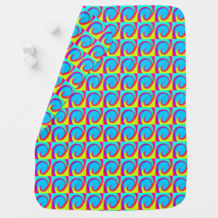 ORANGE HAPPY BABY PRINCESS LIVE LONG BABY BLANKET