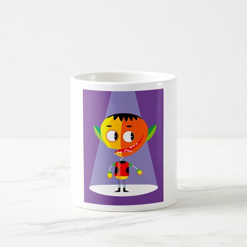 Orange Head Character Coffee Mug