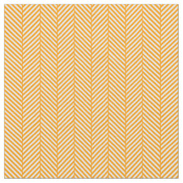 Orange Herringbone Fabric
