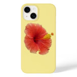 Orange Hibiscus Flower Tropical Floral Case-Mate iPhone 14 Case