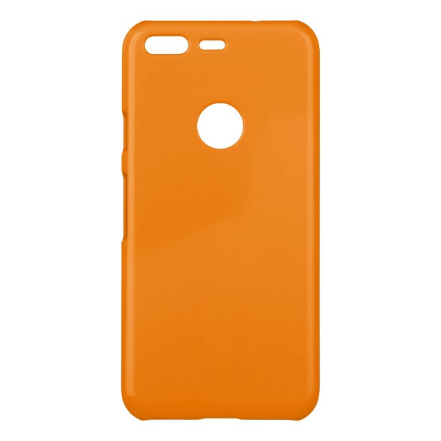 Orange High Gloss Uncommon Google Pixel Case (Back)