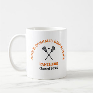 Orange High School Lacrosse Team Personalized Coffee Mug