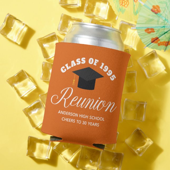 Orange High School Reunion Personalized Party Can Cooler (In Situ Summer)