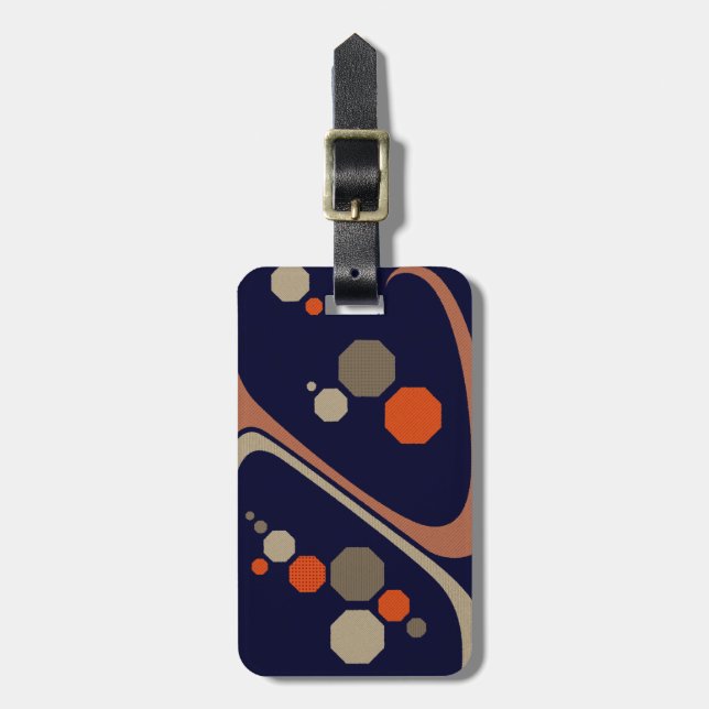 Orange Honey | Customizable Luggage Tag (Front Vertical)