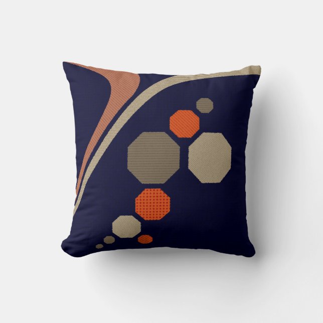 Orange Honey | Customizable Throw Pillow (Front)