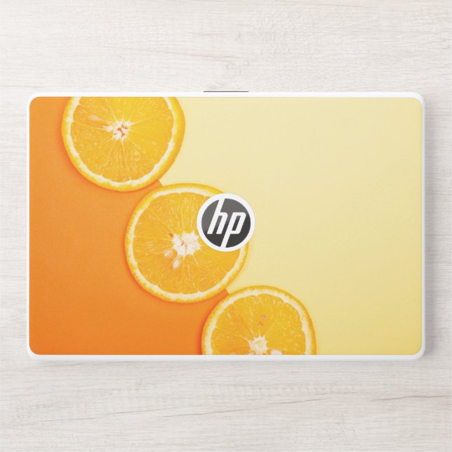 Orange HP Laptop Skin (Front)