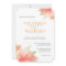 Orange Ice Metallic White Wedding Invitations 2