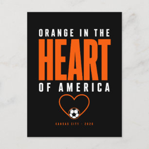Orange in the Heart of America Kansas City Holiday Postcard