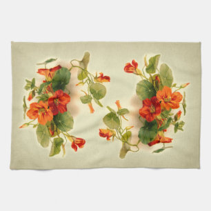 Orange Indian Cress Towel