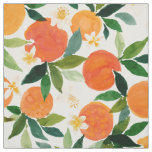 ORANGE INTOXICATION Citrus Pattern Fabric