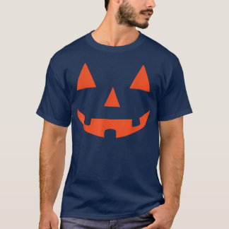 Orange Jack O Lantern Halloween Costume Tee 