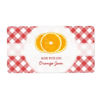 Orange Jam Label by BluePlanet at Zazzle