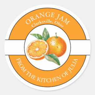 Orange Jam Label 