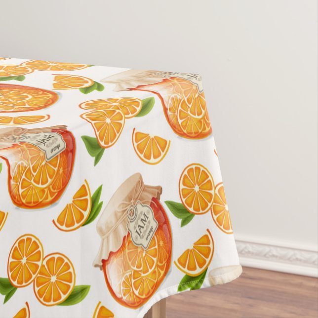 Orange Jam Tablecloth (In Situ)