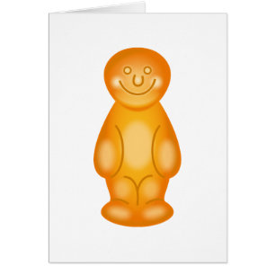 Orange Jelly Baby Cards