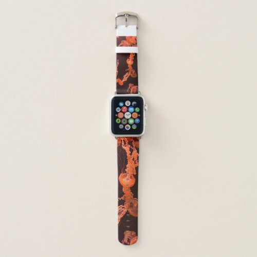Orange Jellyfish 38mm  40mm Apple Watch Band
