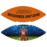 Custom Football Jersey Embroidered Your Names and Numbers – Orange