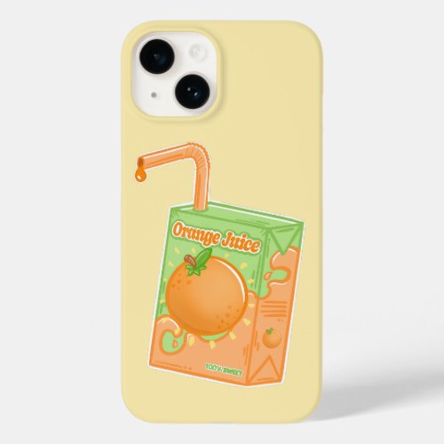 Orange Juice Box Case_Mate iPhone 14 Case