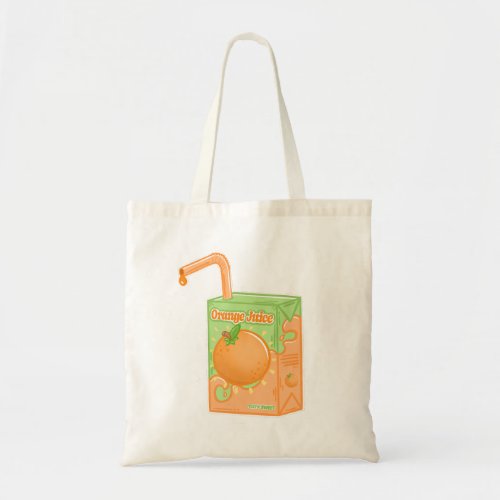 Orange Juice Box Tote Bag