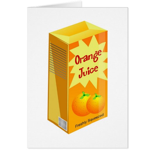 Orange Juice Cards (Front)