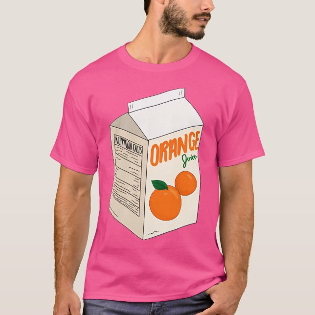 Orange Juice Carton T-Shirt (Front)