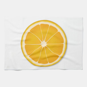 Orange Juice Citrus Splash Towel