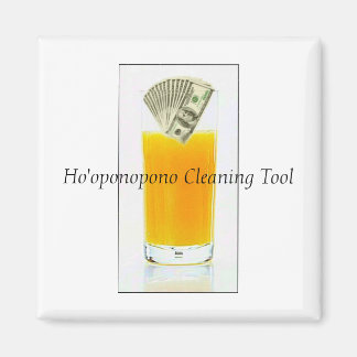 Orange Juice Ho'oponopono Cleaning Tool Magnet