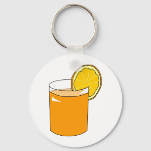 Orange Juice Keychain
