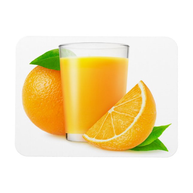 Orange juice magnet (Horizontal)