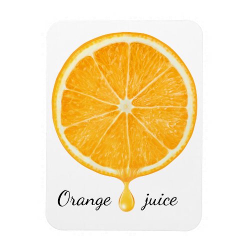 Orange juice magnet