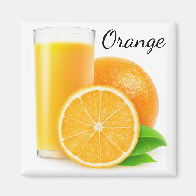 Orange juice magnet (Front)