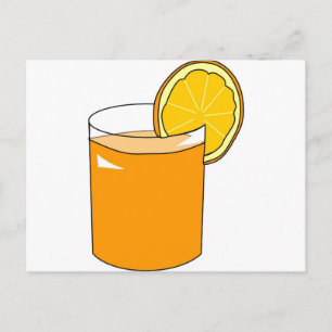Orange Juice Postcard