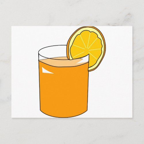 Orange Juice Postcard