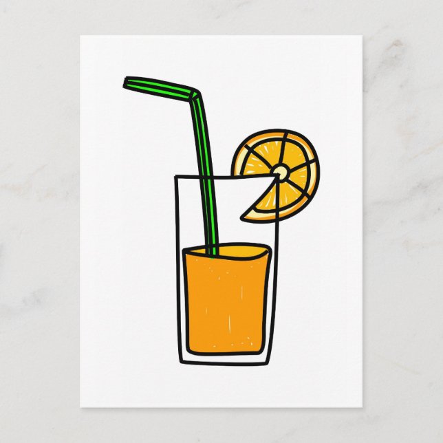 orange juice postcard (Front)
