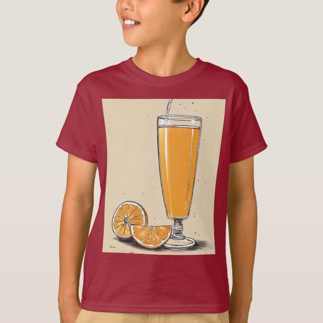 Orange juice  T-Shirt (Front)
