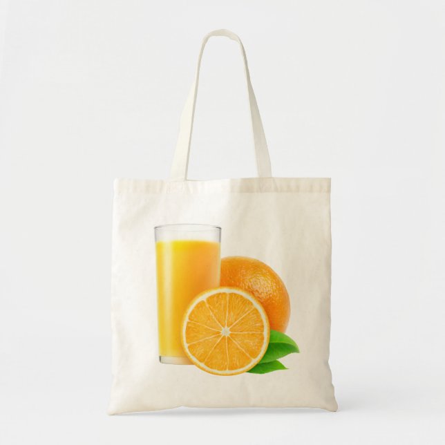 Orange juice tote bag (Front)