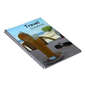 Orange Juice Travel Destination Notebook