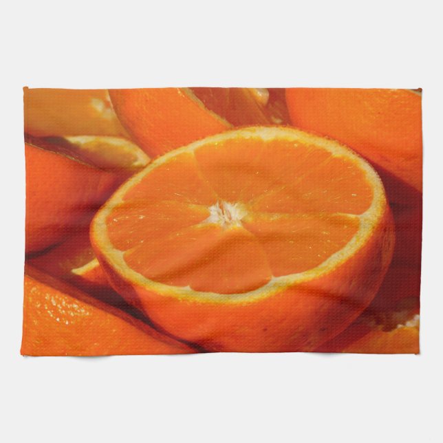 Orange Kitchen Towel 16" x 24" (Horizontal)