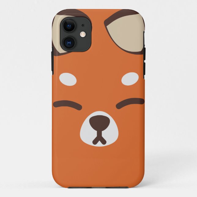 Orange Kitsune Fox Case-Mate iPhone Case (Back)
