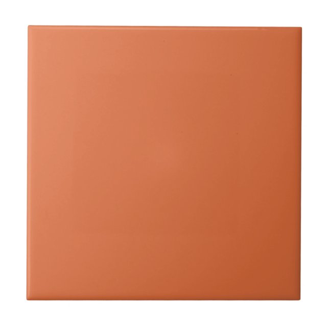 Orange Knockout Square Kitchen and Bathroom Ceramic Tile (Front)