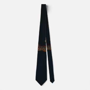 Orange Koi and Gold Koi Neck Tie