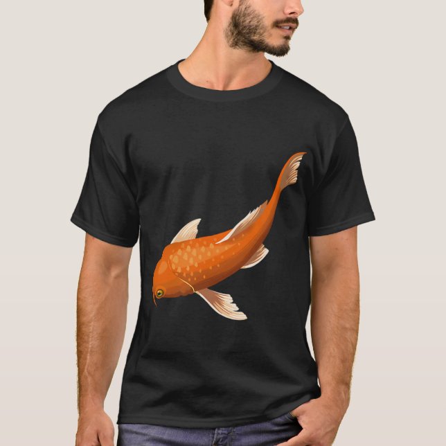 Orange Koi Fish T-Shirt (Front)
