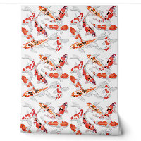 Orange Koi fish
