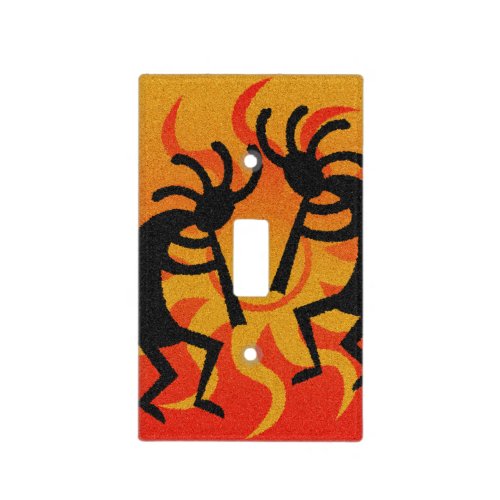 Orange Kokopelli Southwest Light Switch Cover