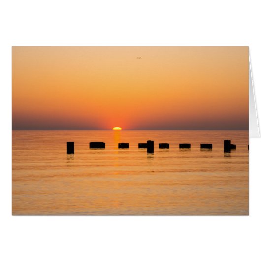 Orange Lake Sunrise Cards (Front Horizontal)