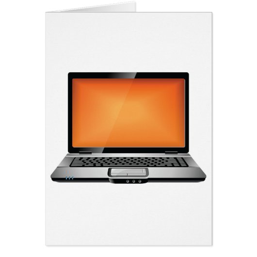 Orange Laptop Cards (Front)